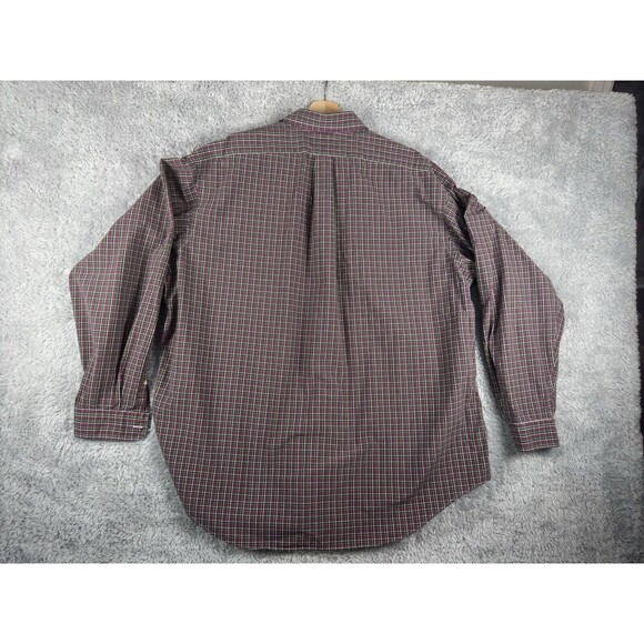 Ralph Lauren Button Up Shirt Adult XXL Multicolored Plaid Long Sleeve Mens - Picture 8 of 9
